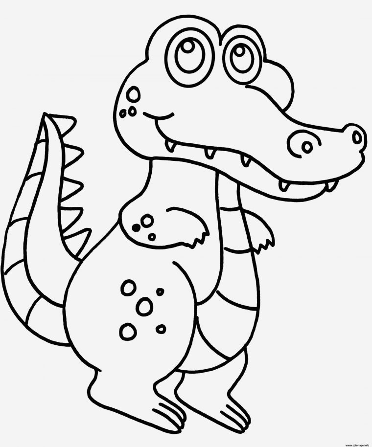 Coloriage Crocodile À Imprimer Gratuit – Coloriages Gratuits intérieur Dessin De Vague A Imprimer