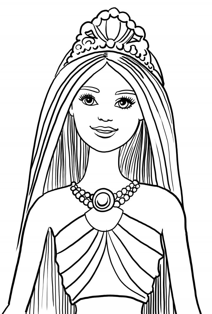 Coloriage De Barbie Dreamtopia Sirène Arc-En-Ciel Pp De Barbie pour Arc En Ciel A Colorier