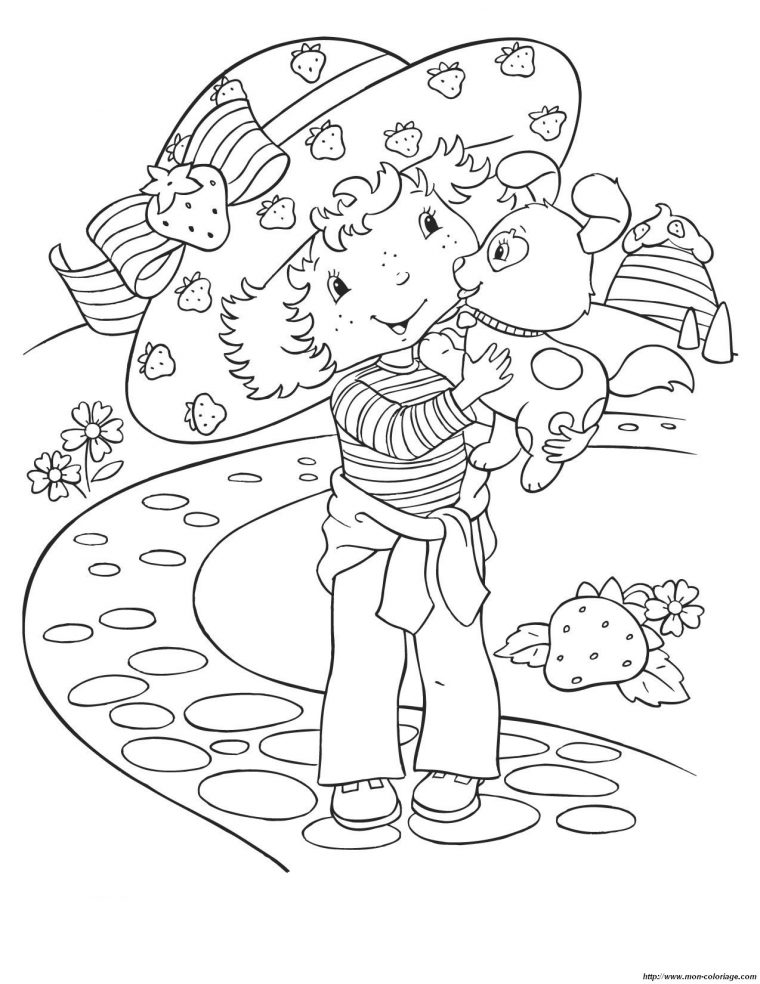 Coloriage De Charlotte Aux Fraises, Dessin Charlotte Aux encequiconcerne Charlotte Au Fraise Coloriage