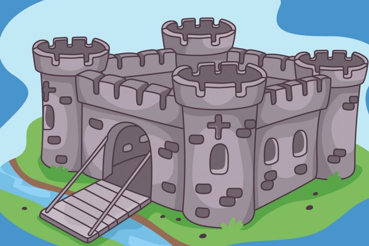 Coloriage De Château Fort Sur Hugolescargot destiné Image De Chateau Fort A Imprimer