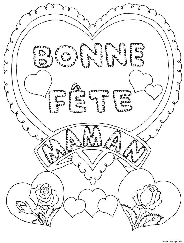 Coloriage De Fete Des Mere | Coloriage Fête Des Mères encequiconcerne Carte A Imprimer Fete Des Meres