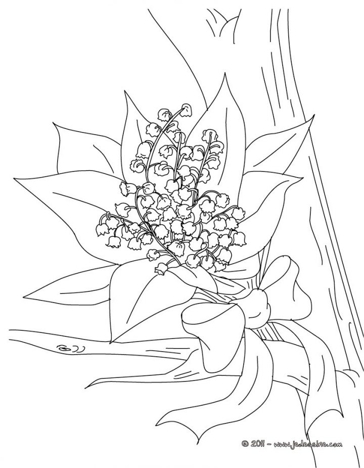 Coloriage De Fleurs – Coloriages – Coloriage À Imprimer pour Dessin A Colorier De Fleur