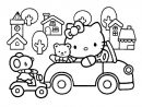 Coloriage De Hello Kitty À Imprimer Pour Enfants avec Hello Kitty À Dessiner