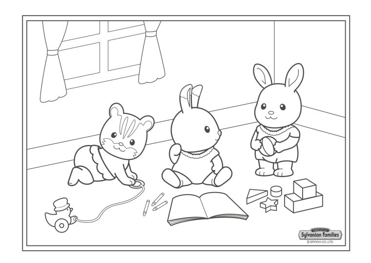 Coloriage De La Crèche De Sylvania avec Creche A Imprimer