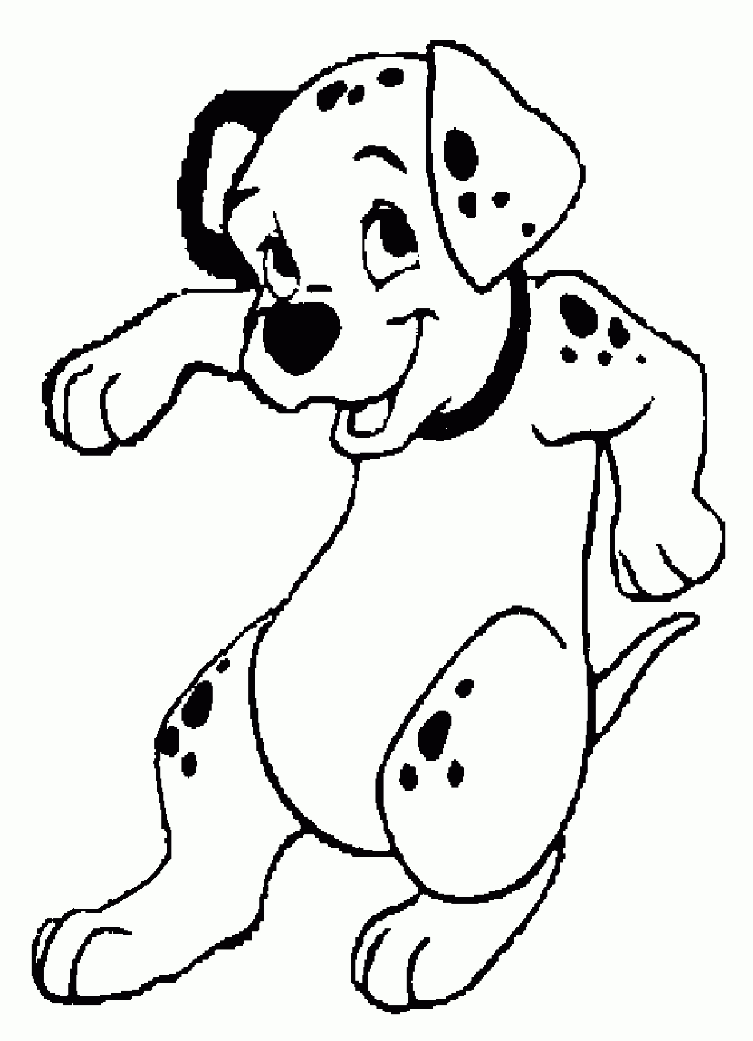 Coloriage De Les 101 Dalmatiens Pour Enfants - Coloriage Les dedans Dessin Walt Disney À Imprimer