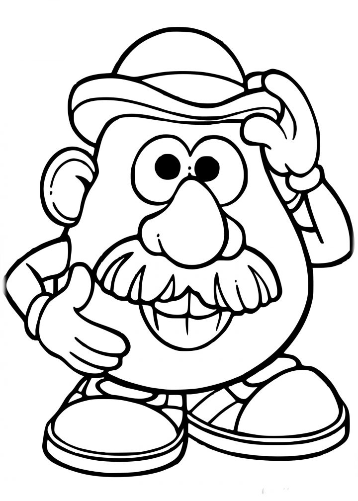 Coloriage De Monsieur Patate À Imprimer Sur Coloriage De intérieur Coloriage Mr Patate