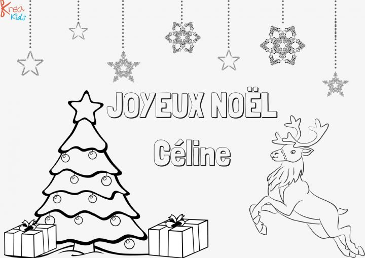 Coloriage De Noël Avec Prénom – Assistante Maternelle encequiconcerne Coloriage Pantin