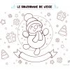 Coloriage De Noël : Le Bonhomme De Neige - Momes à Dessin Bonhomme De Neige A Imprimer