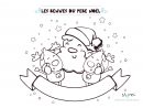 Coloriage De Noël : Le Père Noël Et Ses Rennes - Momes dedans Dessins Pere Noel Imprimer