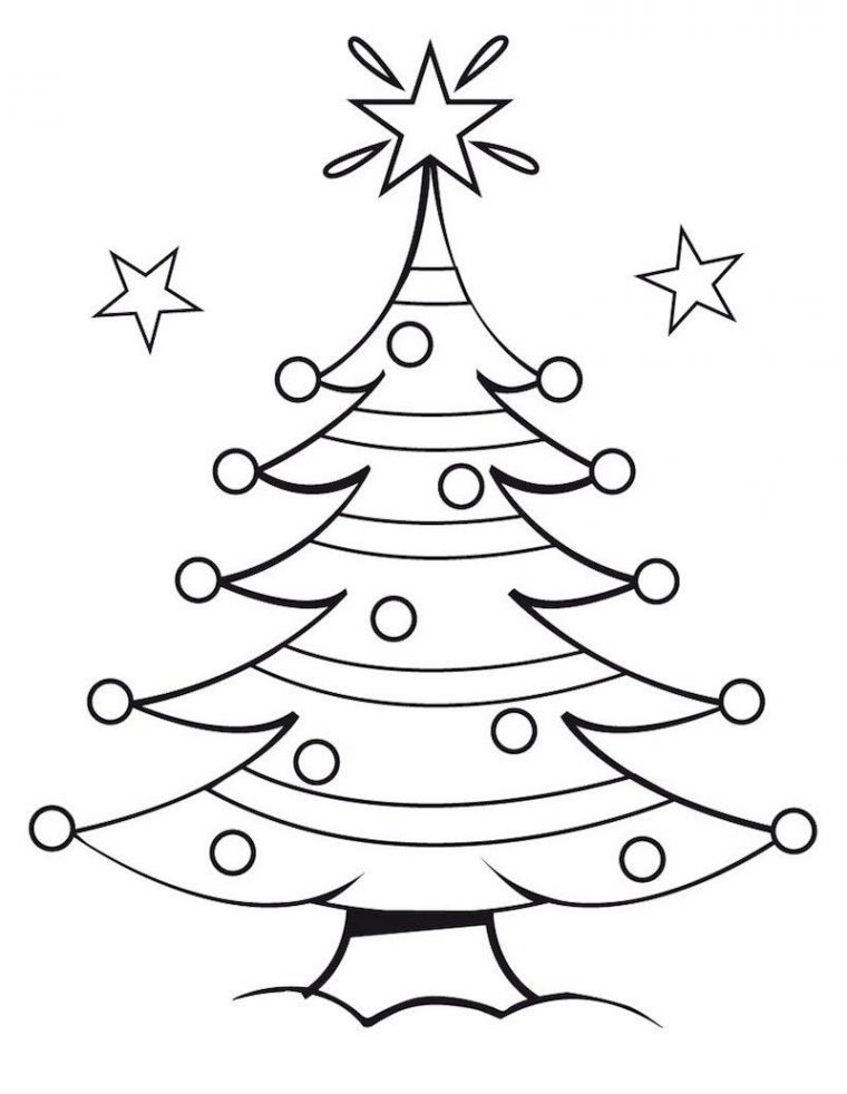 Coloriage De Noël – Pour Des Fêtes Pleines De Couleurs avec Coloriage De Sapin De Noel A Imprimer Gratuit