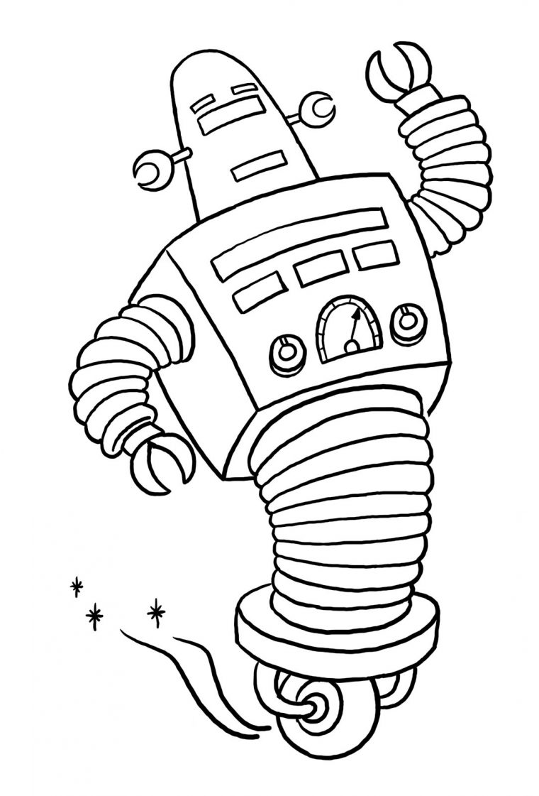 Coloriage De Robots À Imprimer Gratuitement – Coloriage De tout Coloriage Robot À Imprimer