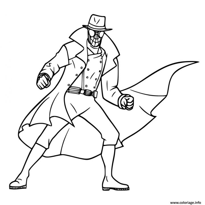 Coloriage De Spiderman Noir | Coloriages À Imprimer Gratuits dedans Masque Spiderman A Imprimer