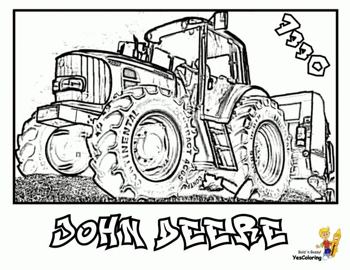 Coloriage De Tracteur John Deere Coloriage De Tracteur John intérieur Coloriage Tracteur Tom À Imprimer