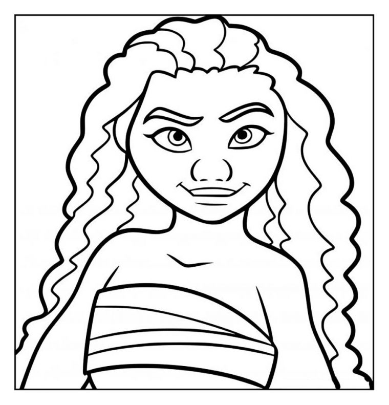 Coloriage De Vaiana Disney / Pixar À Colorier Pour Enfants encequiconcerne Tous Les Coloriages Du Monde