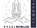 Coloriage : Décollage Fusée Et Système Solaire - Momes serapportantà Fusée À Imprimer