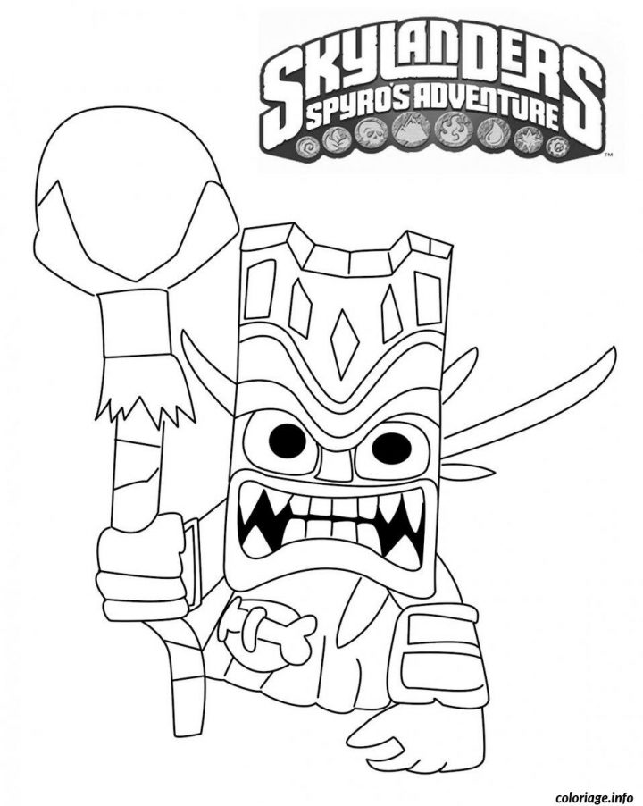 Coloriage Dessin Skylanders 139 Dessin concernant Dessin De Skylanders