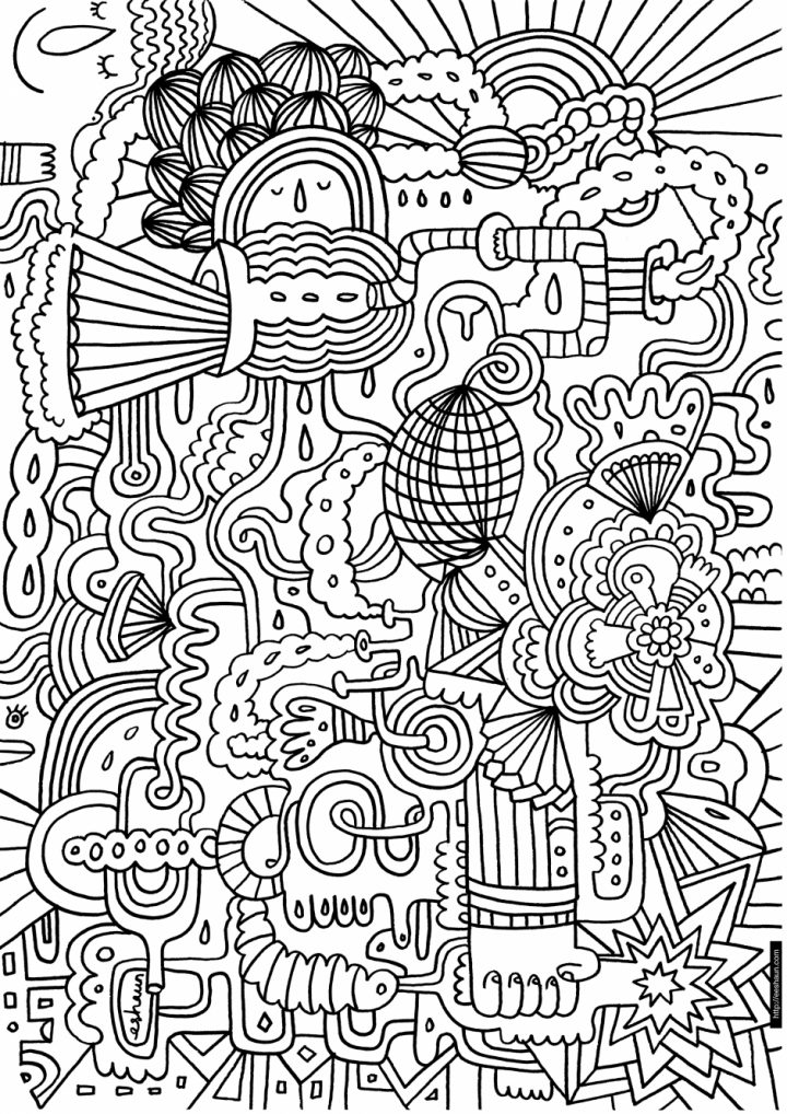 Coloriage Difficile En Ligne Gratuit | Coloriage, Pages De encequiconcerne Coloriage Magique Dur