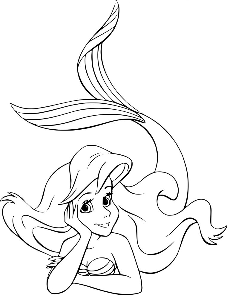 Coloriage Disney La Petite Sirène À Imprimer Sur Coloriages intérieur