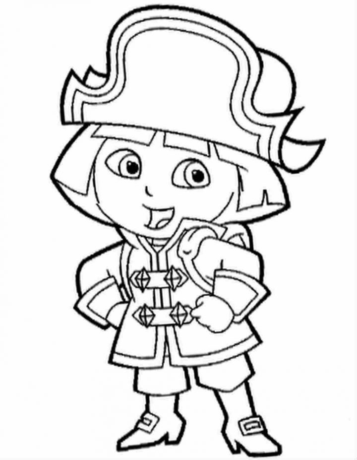 Coloriage Dora encequiconcerne Coloriage Dora Princesse