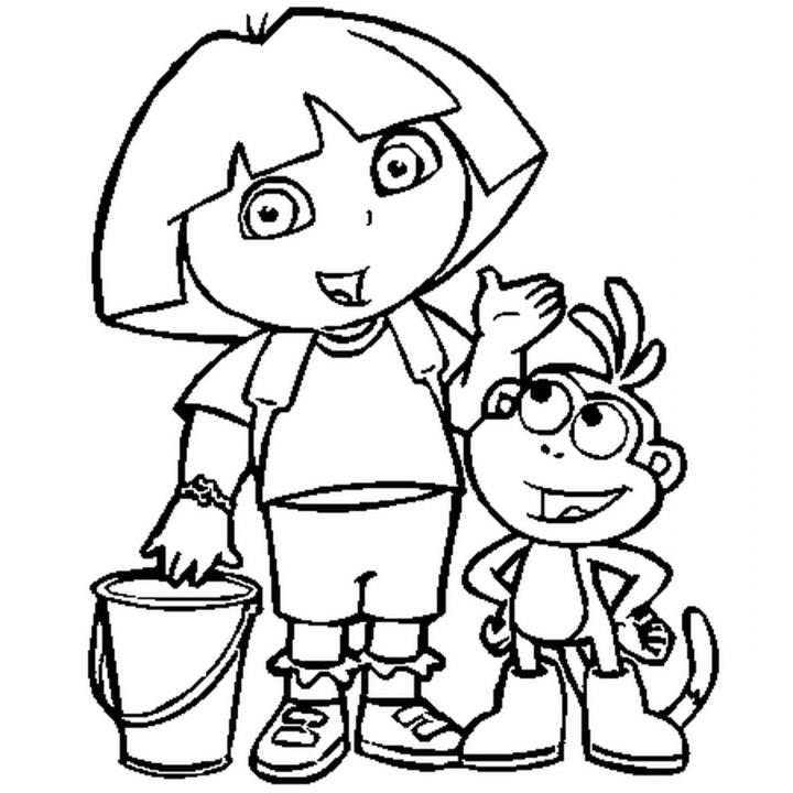 Coloriage Dora L'exploratrice En Ligne Gratuit À Imprimer tout Coloriage Dora Princesse