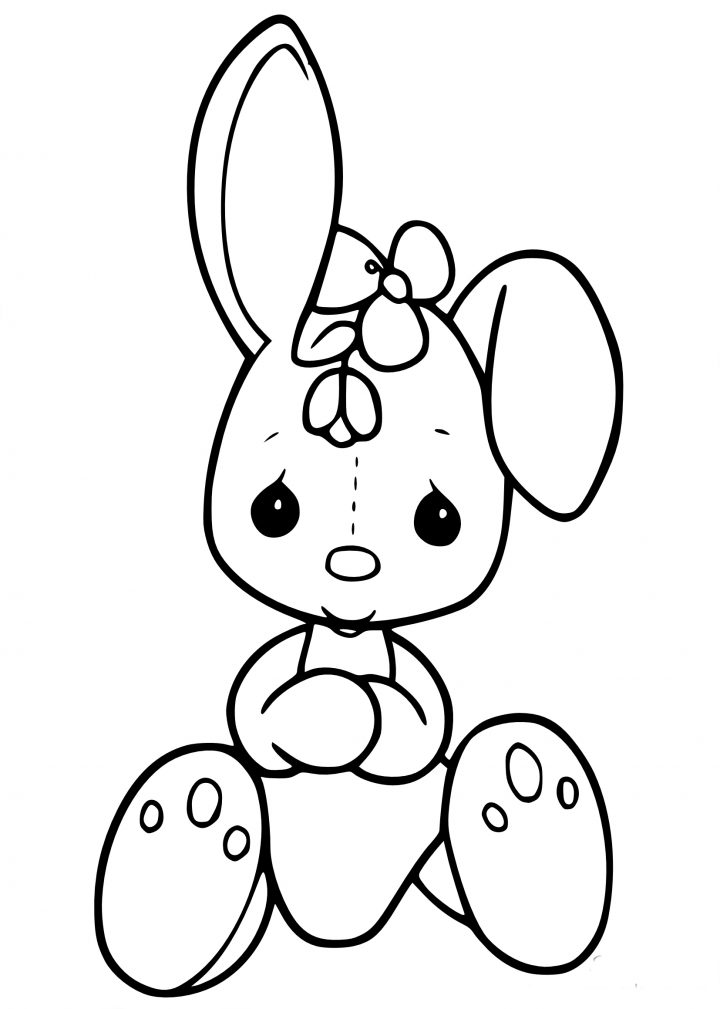 Coloriage Doudou Lapin À Imprimer Sur Coloriages concernant Dessin De Doudou