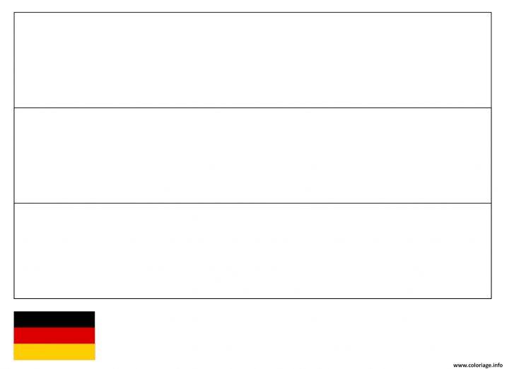 Coloriage Drapeau Allemagne Dessin dedans Drapeaux Européens À Imprimer