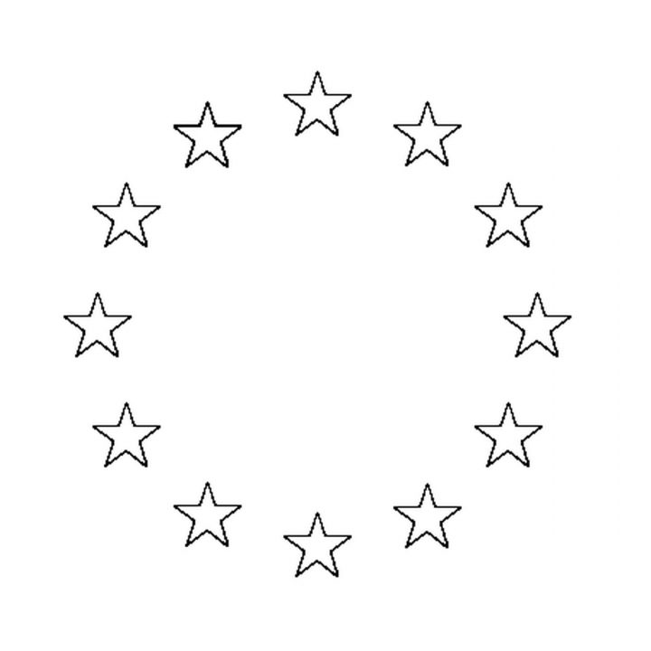 Coloriage Drapeau Union Européenne En Ligne Gratuit À Imprimer avec Drapeaux Européens À Imprimer