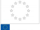 Coloriage Drapeau Union Europeenne Europe European Union tout Carte Vierge De L Union Européenne
