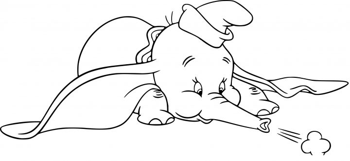 Coloriage Dumbo Dessin À Imprimer Sur Coloriages dedans Dessin Dumbo