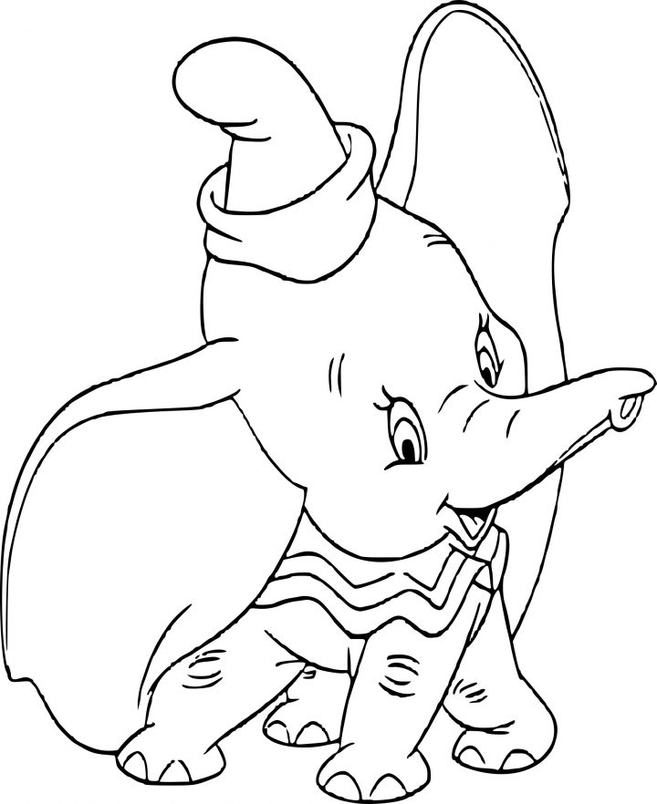 Coloriage Dumbo Disney À Imprimer Sur Coloriages à Dessin Dumbo