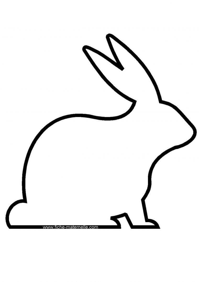 Coloriage encequiconcerne Dessin De Lapin A Imprimer