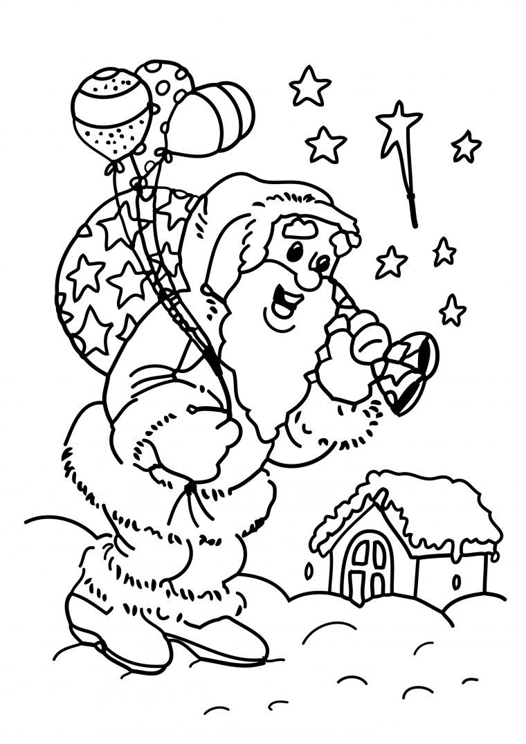 Coloriage Et Dessin Pere Noel À Imprimer | Coloriage Noel concernant Coloriage Pere Noel À Imprimer Gratuit