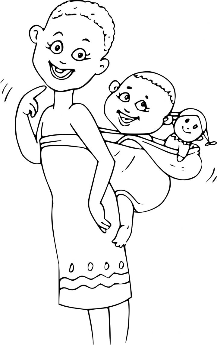 Coloriage Famille Afrique À Imprimer Sur Coloriages encequiconcerne Coloriage Afrique À Imprimer