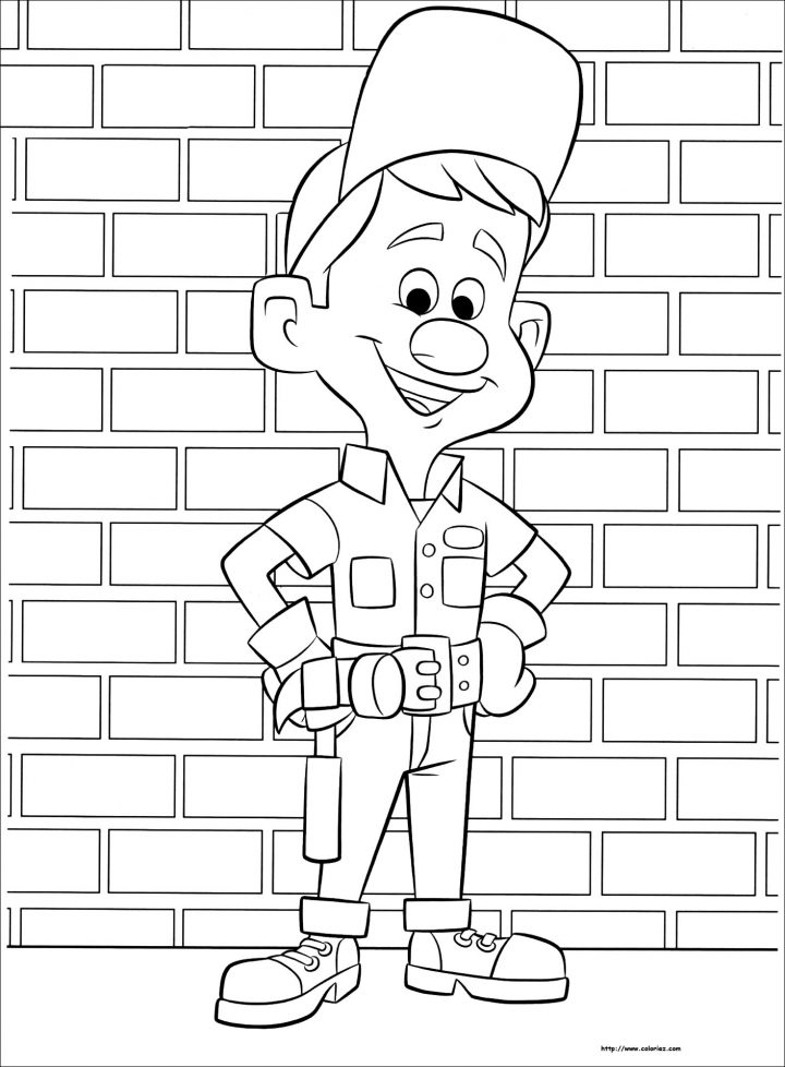 Coloriage – Felix destiné Mr Patate Coloriage