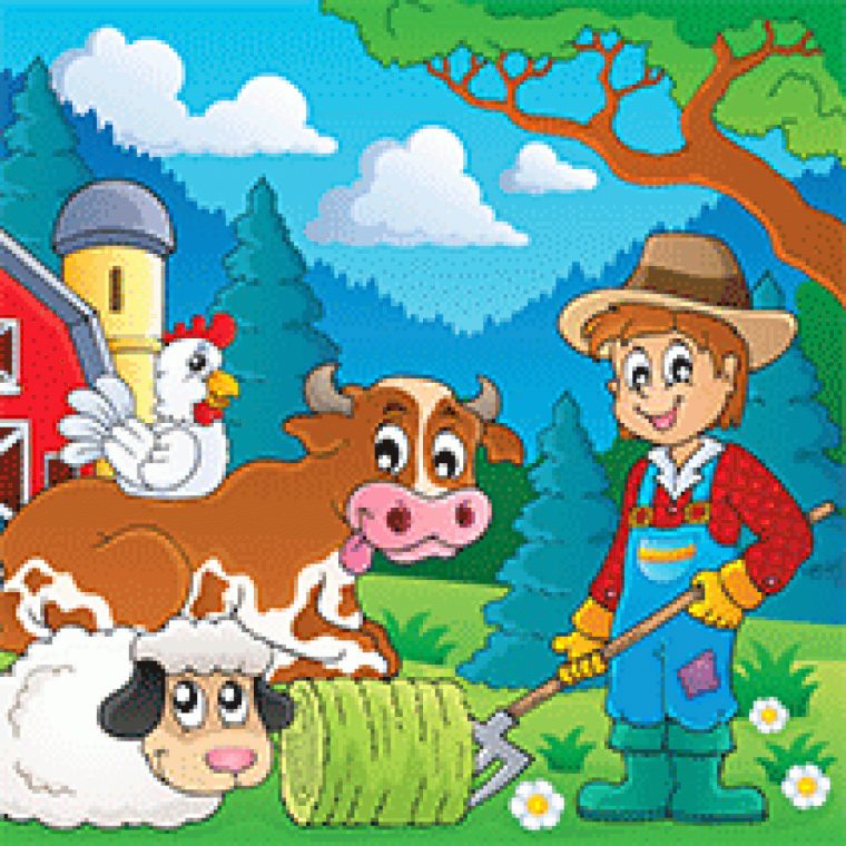 Coloriage Ferme Sur Hugolescargot intérieur Jeux De Ferme Gratuit Avec Des Animaux