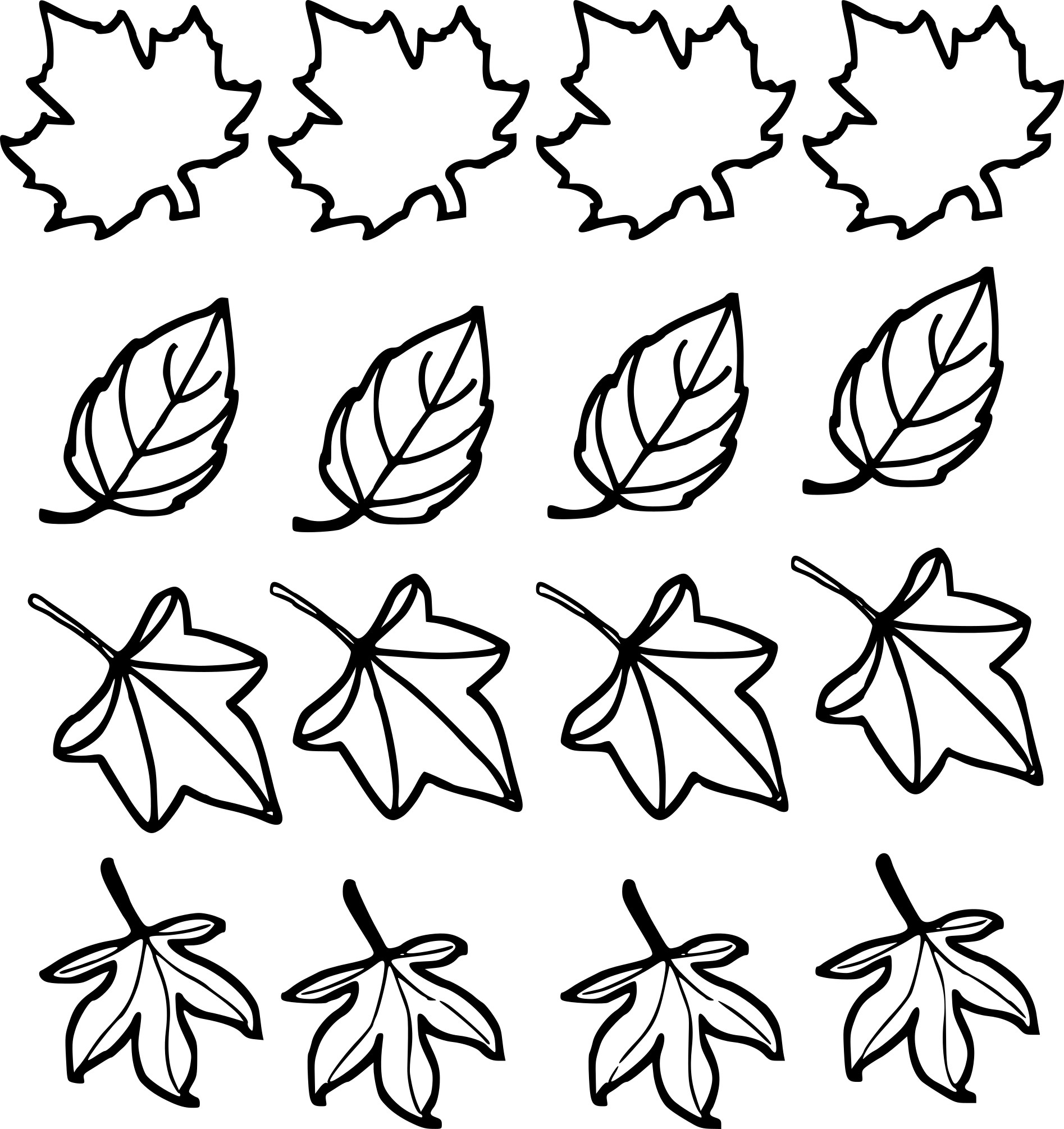 Coloriage Feuilles D&amp;#039;automne À Imprimer Sur Coloriages pour Dessin De Feuille D Automne 