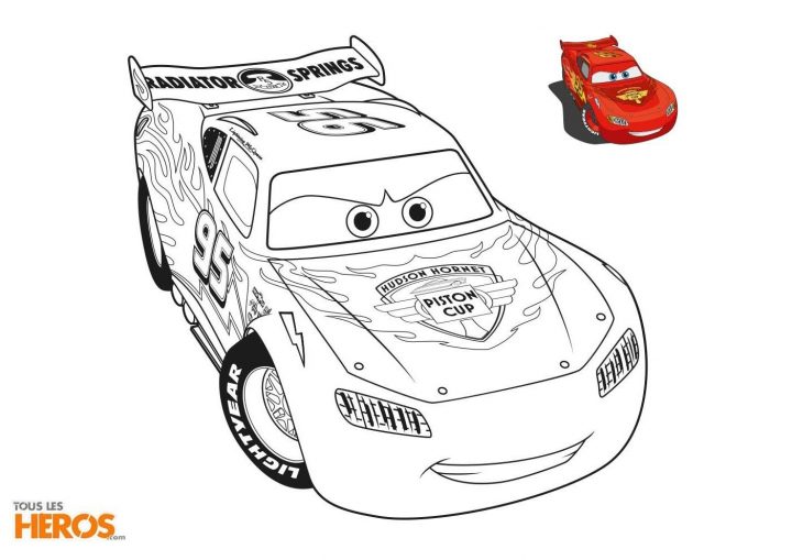 Coloriage Flash Mcqueen Et Martin A Imprimer Gembl Mega avec Flash Mcqueen Martin