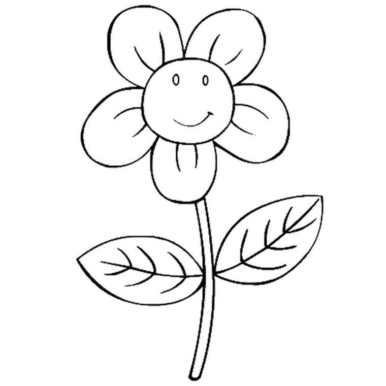 Coloriage Fleurs En Ligne Gratuit À Imprimer à Dessin A Decouper Et A Imprimer