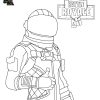 Coloriage Fortnite Battle Royale Personnage 4 À Imprimer avec Personnage A Colorier