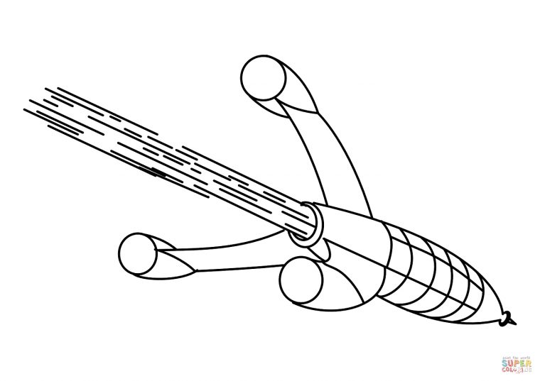 Coloriage – Fusée Dans L'espace | Coloriages À Imprimer Gratuits concernant Fusée À Imprimer