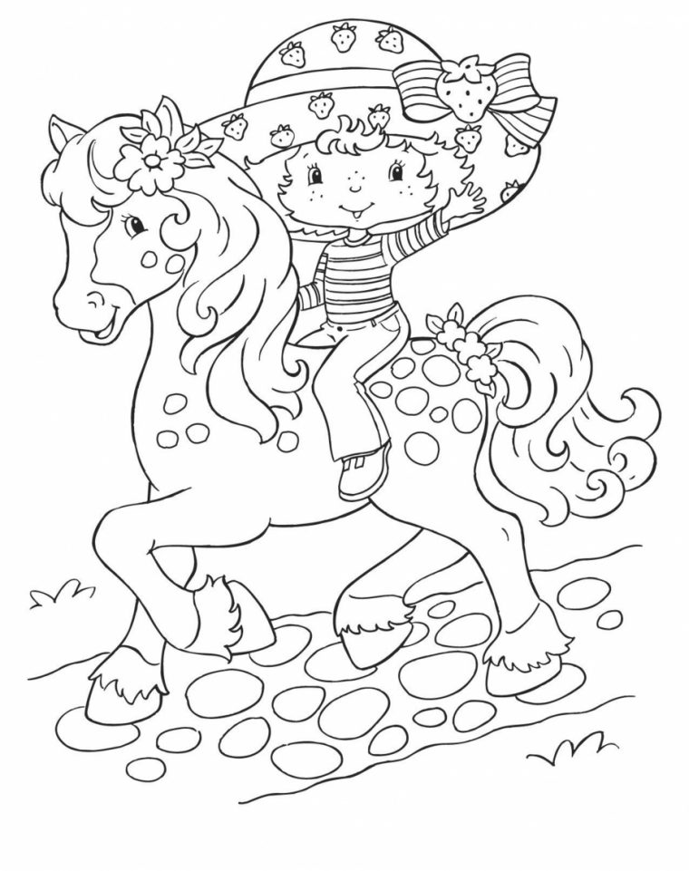 Coloriage Gratuit À Imprimer Caramiel Et Charlotte Aux pour Charlotte Au Fraise Coloriage