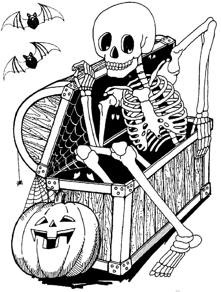 Coloriage Halloween À Colorier – Dessin À Imprimer à Image A Colorier Gratuit A Imprimer