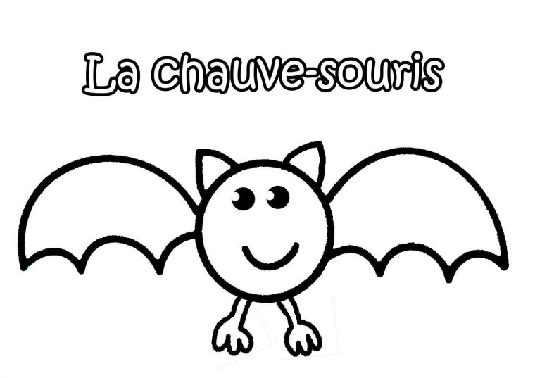 Coloriage Halloween Chauve Souris serapportantà Dessin D Halloween Facile A Dessiner