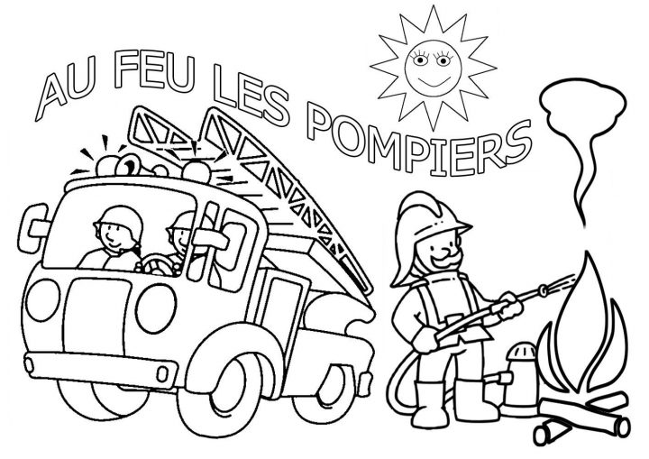 Coloriage Helicoptere Sam Le Pompier À Colorier – Dessin À à Dessin De Pompier À Imprimer