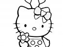 Coloriage Hello Kitty À Colorier - Dessin À Imprimer tout Hello Kitty À Dessiner