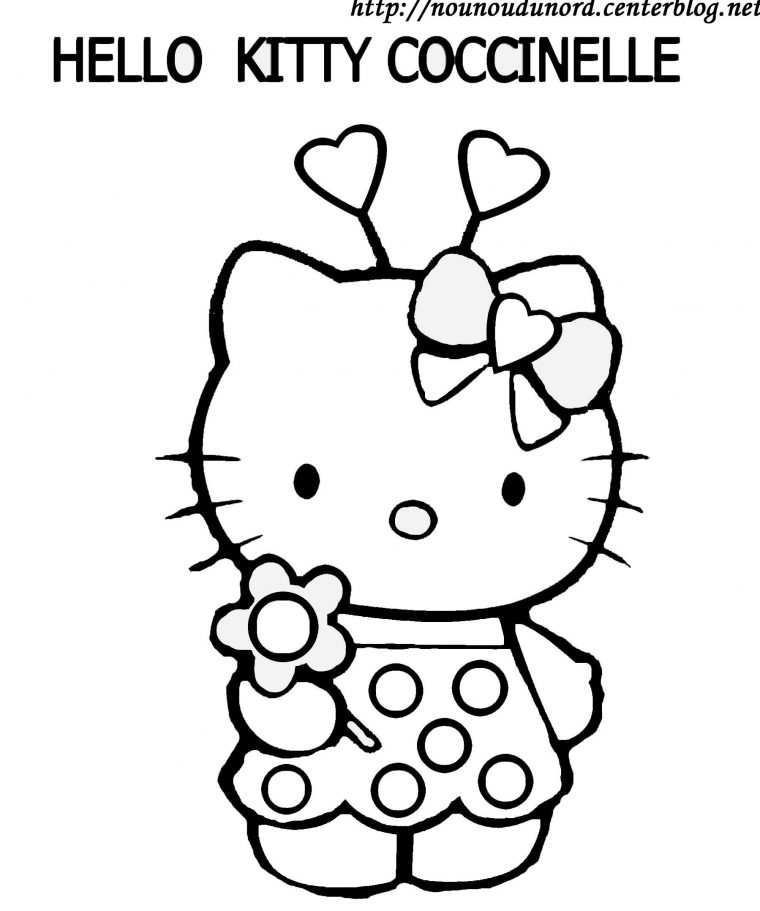 Coloriage Hello Kitty À Colorier – Dessin À Imprimer tout Hello Kitty À Dessiner