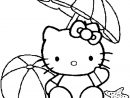 Coloriage Hello Kitty À La Plage En Ligne Gratuit À Imprimer tout Hello Kitty À Dessiner