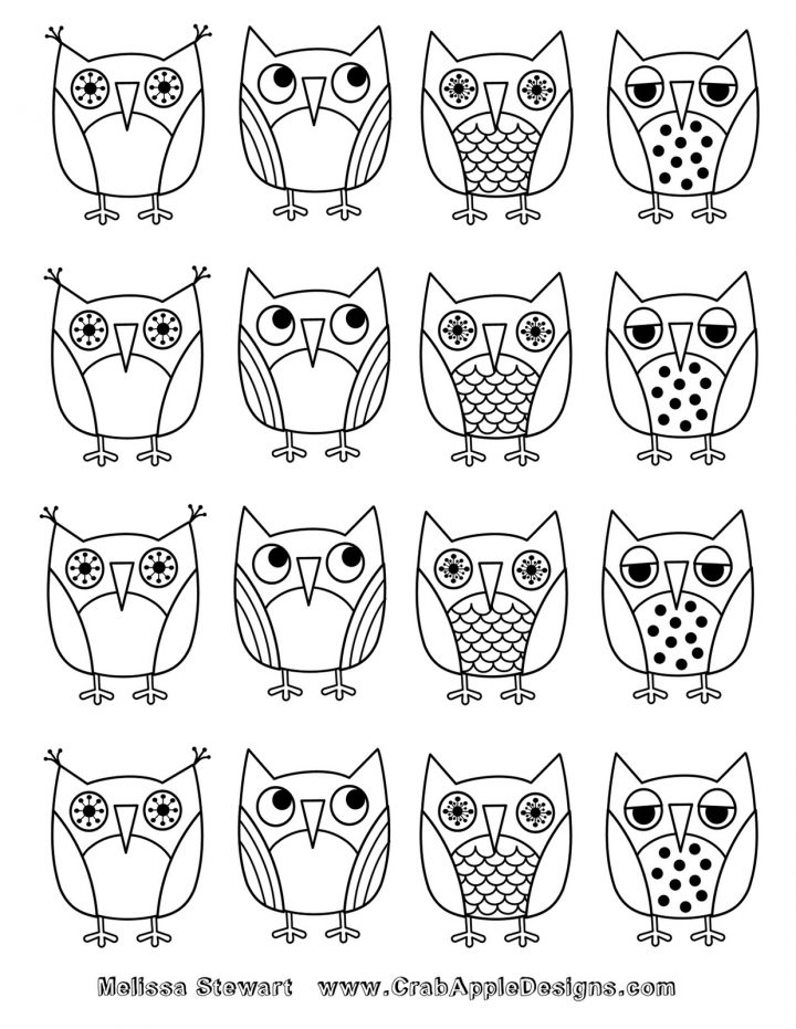 Coloriage Hiboux A Imprimer Gratuit | Liberate tout Hibou A Imprimer