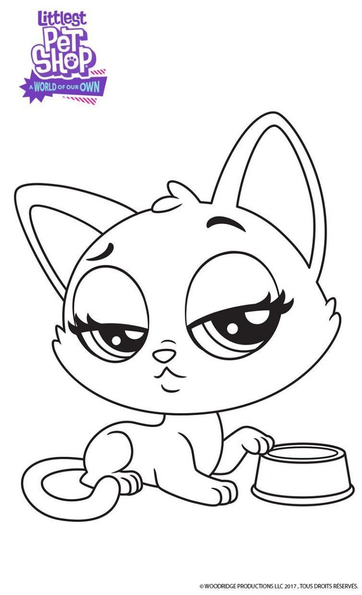 Coloriage Jade – Coloriage Littlest Petshop A World Of Our tout Dessin De Petshop