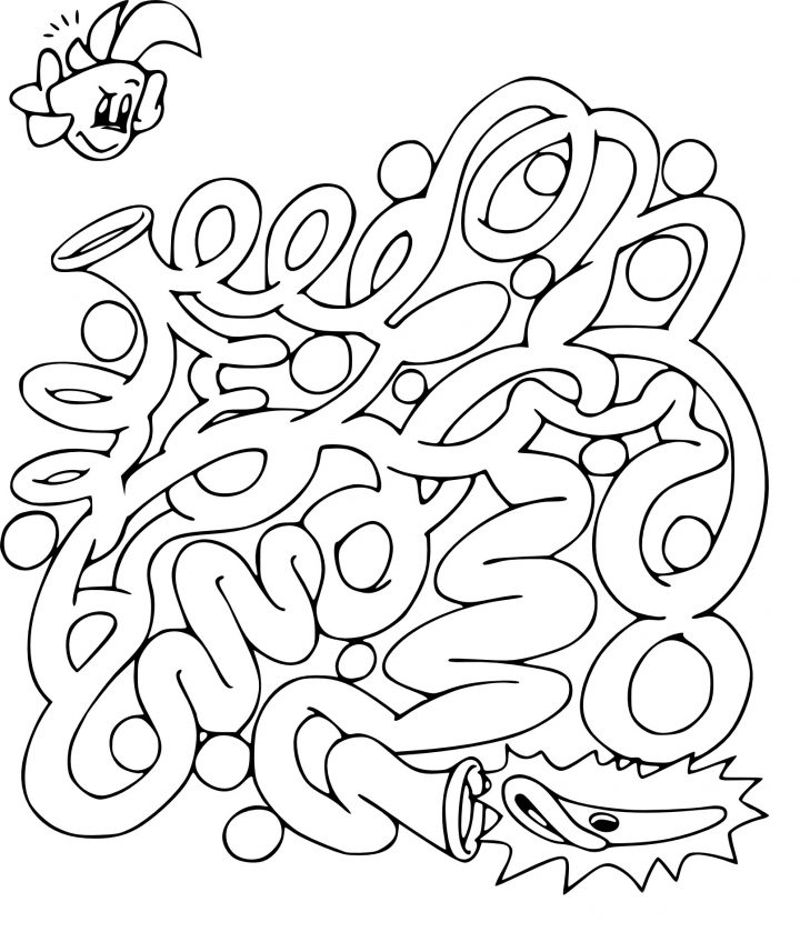 Coloriage Jeux Labyrinthe À Imprimer Sur Coloriages encequiconcerne Labyrinthe A Imprimer